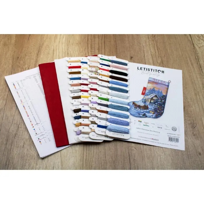 L8011 Чобіток Різдвяний. Letistitch. Набір для вишивки хрестиком