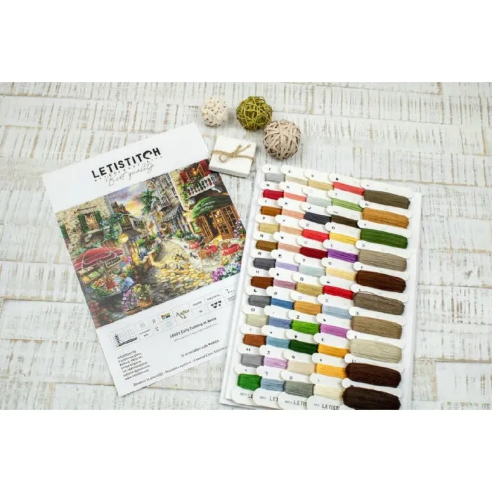 L8021 Ранній вечір в Авола. Letistitch. Набір для вишивки хрестиком