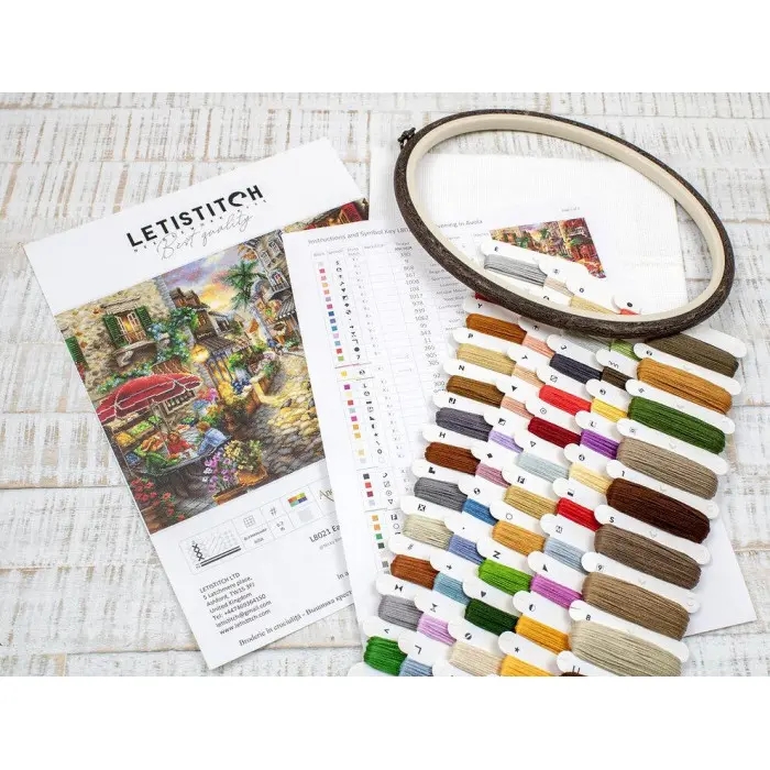 L8021 Ранній вечір в Авола. Letistitch. Набір для вишивки хрестиком