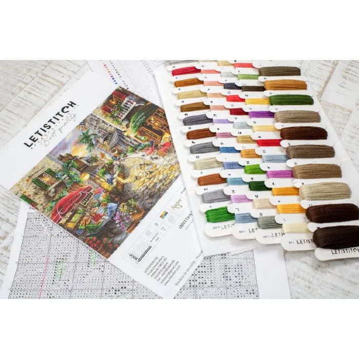 L8021 Ранній вечір в Авола. Letistitch. Набір для вишивки хрестиком