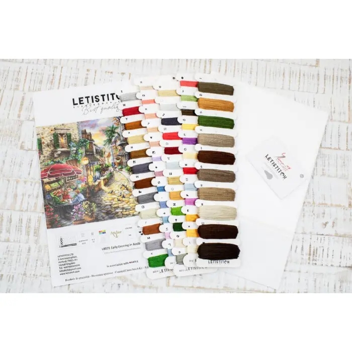 L8021 Ранній вечір в Авола. Letistitch. Набір для вишивки хрестиком