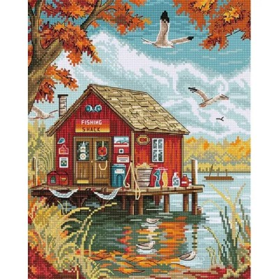 L8220 Рання осінь. Early Autumn. Letistitch. Набір для вишивки хрестиком на Aida 16