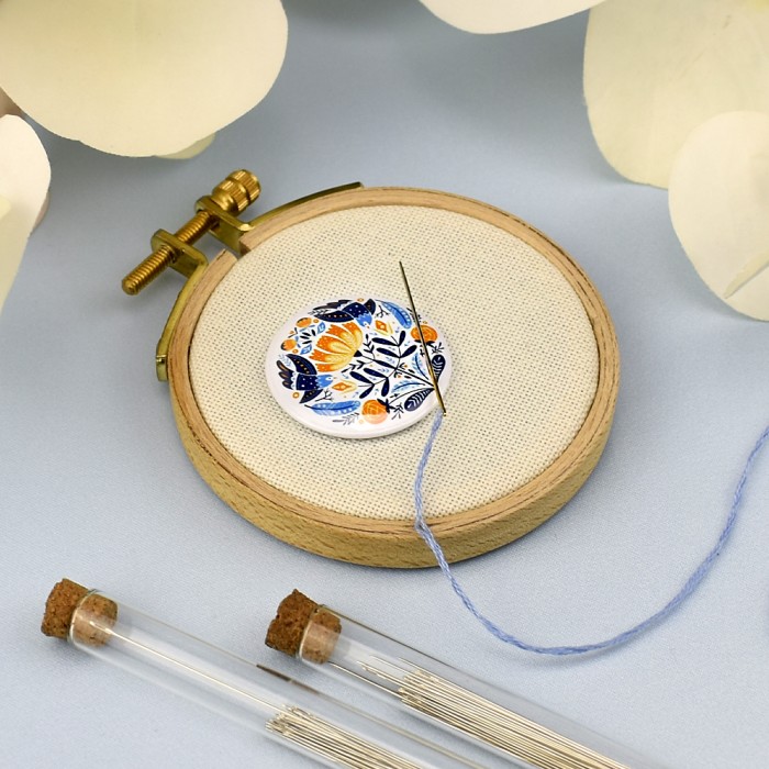 Магнітний тримач для голок та схем МТ-37 "Квітковий орнамент"