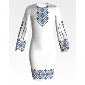 Заготовка дитячого плаття на 9-12 років "Ранкова свіжість" для вишивки бісером (ПД086кБ40нн)