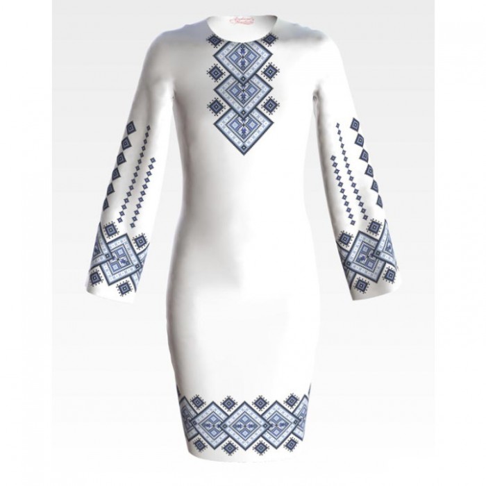 Заготовка дитячого плаття на 9-12 років "Ранкова свіжість" для вишивки бісером (ПД086кБ40нн)