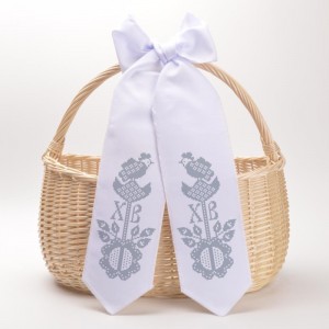 Схема Великодній бант для вишивки бісером і нитками на тканині (ТР-831)