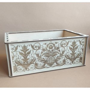 Ящик прямокутний глибокий. На одне відділення (060651)