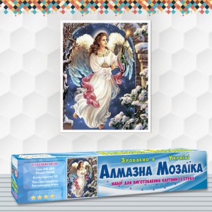 Алмазна вишивка (набір) "Різдвяний ангел" (DM-385)