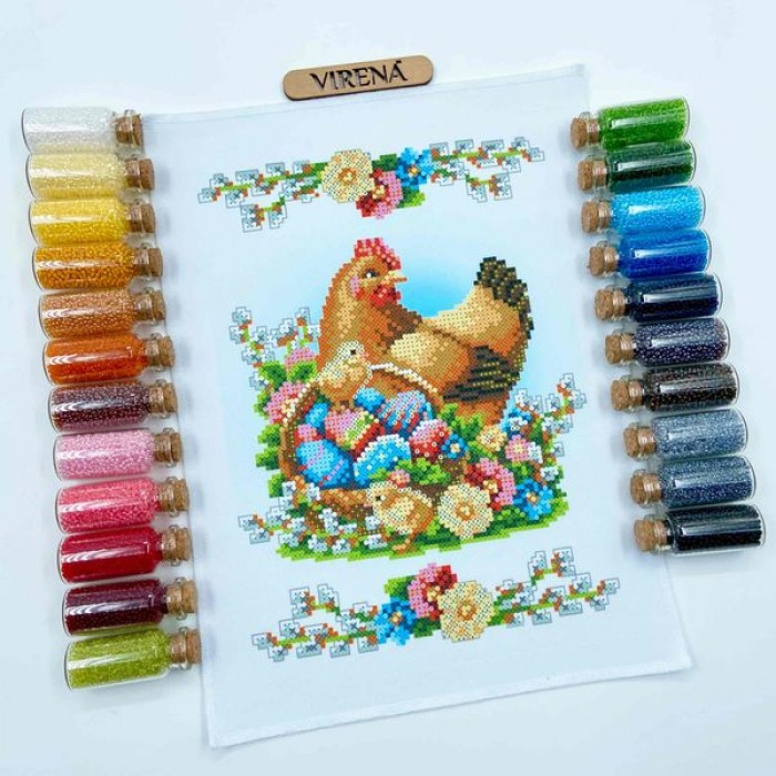 Рушник Великодній на кошик дитячий РКМ-064 (РКМ-064)