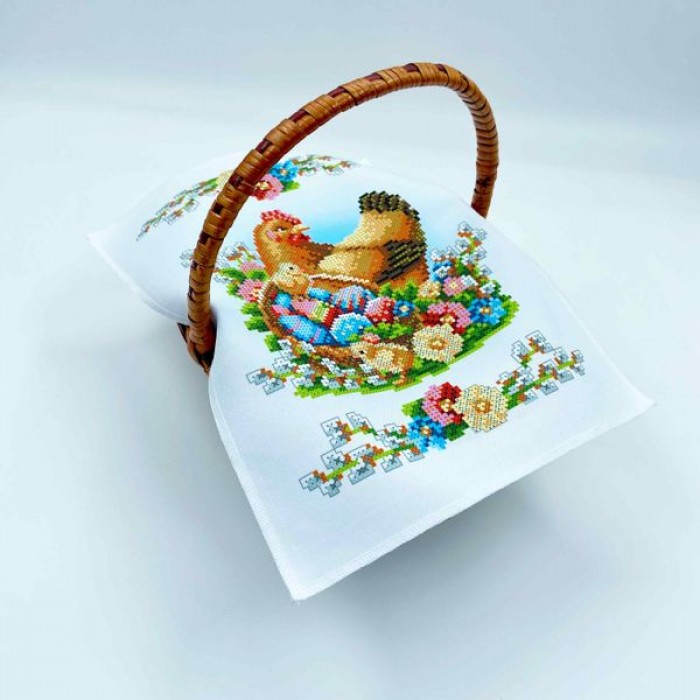 Рушник Великодній на кошик дитячий РКМ-064 (РКМ-064)