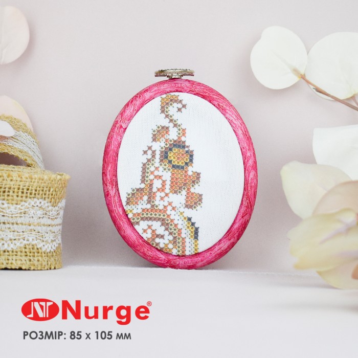 П'яльця Nurge 230-6 (85х105мм.) рожеві