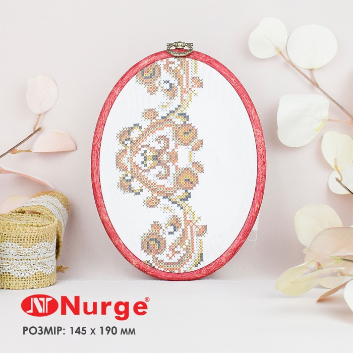 П'яльця Nurge 230-8 (145х190 мм.) червоні
