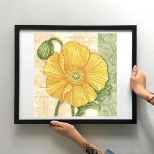 Схема для вишивки бісером "Маки кольорові" (триптих) (ЗПК-45В)