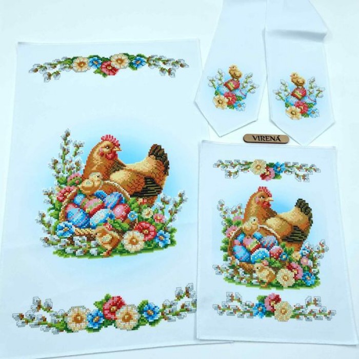 Рушник Великодній на кошик РКВ-091 (РКВ-091)