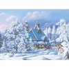 Схема картини Золота Підкова ЗПП-029 "Казкова зима" для вишивання бісером на шовку