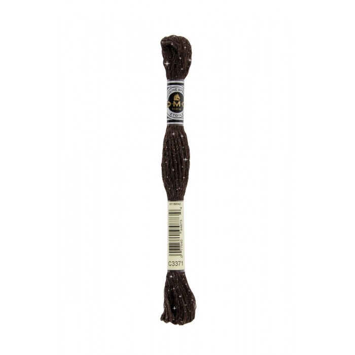 C3371 DMC Etoile Black Brown. Нитка для вишивання