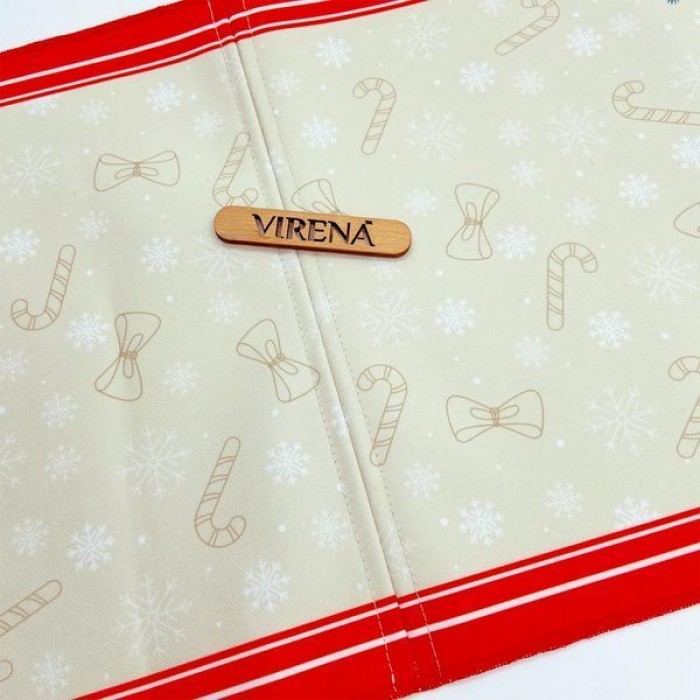 Ранер новорічний великий з різдвяною квіткою Ранер-236 (Ранер-236)