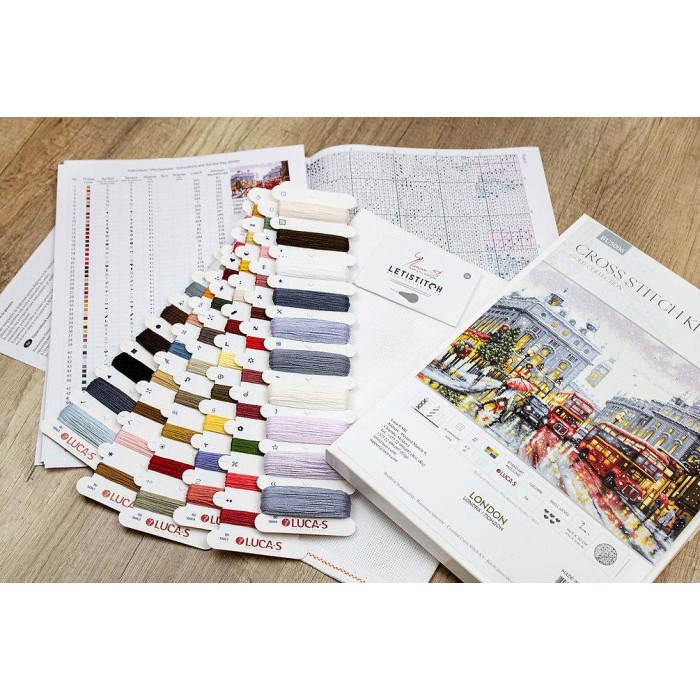 BU5006 Лондон. Набір для вишивки хрестиком