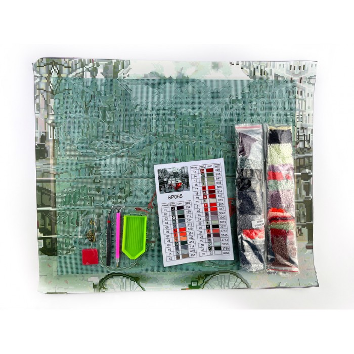 Алмазна мозаїка 40х50 "Велопрогулянка" SP065