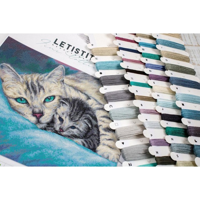 L8020 Tucked In. Fine Collection Набір для вишивки хрестиком LetiStitch
