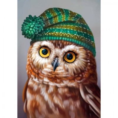 Набір алмазної мозаїки ColorArt "Совеня" 30х40 ST464