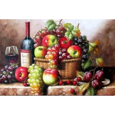 Алмазна мозаїка 30х40 "Гарний натюрморт" ST403