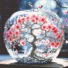 Алмазна вишивка (набір) "Вишневе дерево в кришталевому яблуці" (DM-491)