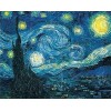 Алмазна мозаїка 30x40 "Зоряна ніч Ван Гог" ST490