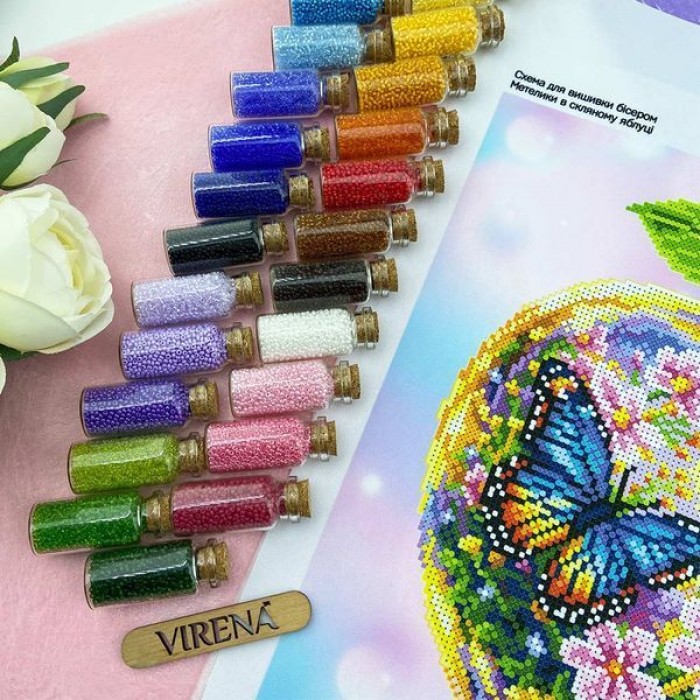 Квадрат "Метелики в скляному яблуці" КВ 3020 (КВ-3020)