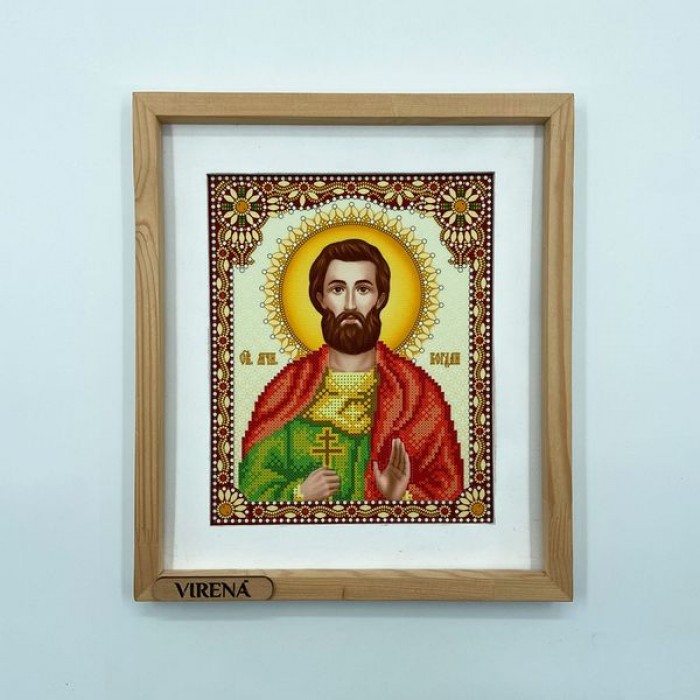 Cв. Муч. Богдан А4Р-666 (А4Р-666). Схема для вишивки бісером