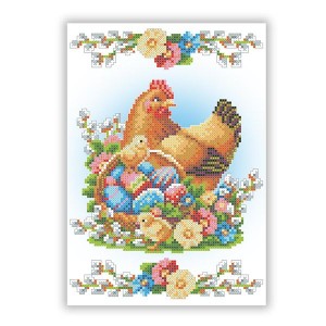 Рушник Великодній на кошик дитячий РКМ-064 (РКМ-064)
