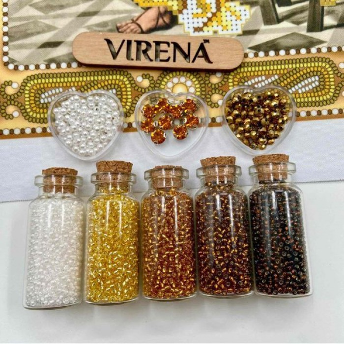 Ікона "Таємна Вечеря" католицька в золоті А2Р-102 (А2Р-102_Бісер)