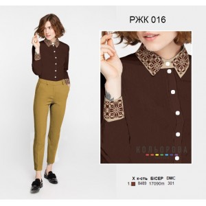 Жіноча комбінована сорочка РЖК-016. Заготовка під вишивку