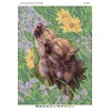 БС-3025 Вовченята (частк. вишивка). Схема для вишивки бісером