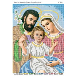 БСР-3031 Святе сімейство. Схема для вишивки бісером