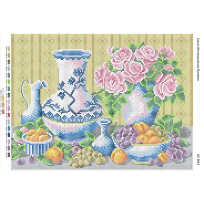 БС-3042 Натюрморт. Схема для вишивки бісером