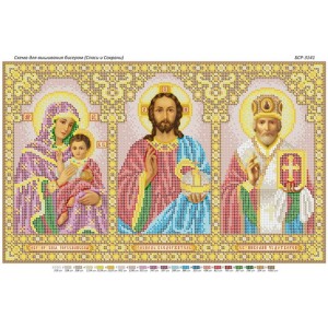 БСР-3141 Триптих. Схема для вишивки бісером