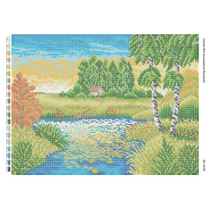 БС-3224 Тихе місце. Схема для вишивки бісером