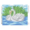 БС-4032 Лебеді. Схема для вишивки бісером