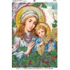 Схема для вишивки бісером за мотивами ікони О. Охапкіна "Материнство" (А2Р-085)