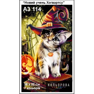Картина для вишивки формату A3 114 "Новий учень Хогвартсу"