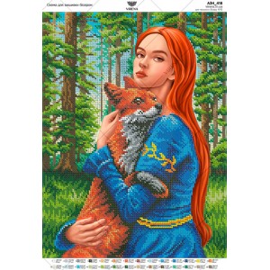 Схема для вишивки бісером А3Н-418 (А3Н-418)