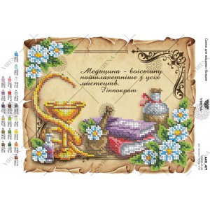 Схема для вишивки бісером А4Н-477 (А4Н-477)