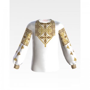 Заготовка дитячої вишиванки на 1-3 років "Жито" для вишивки бісером (БД039кБ28нн)