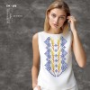 Блузка жіноча без рукавів БЖ-283. Заготовка під вишивку