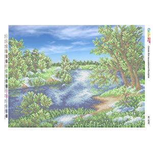 БС-3292 Весна. Схема для вишивки бісером