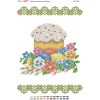 БСР-3424 Великодня Серветка. Схема для вишивки бісером
