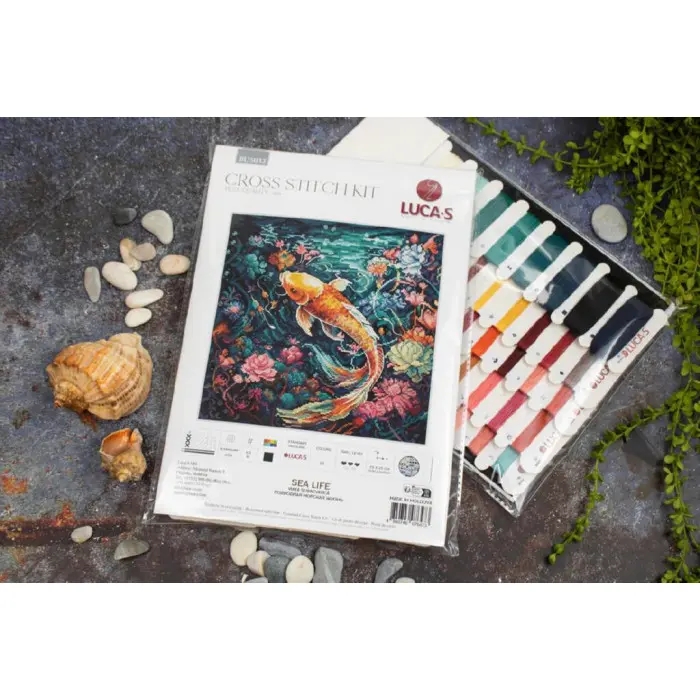 BU5032 Підводне морське життя. Luca-S. Набір для вишивки хрестиком