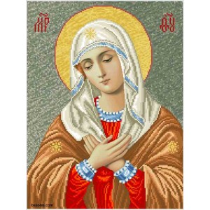 ДМЗ-В Діва Марія Замилування (велика). Схема для вишивки бісером