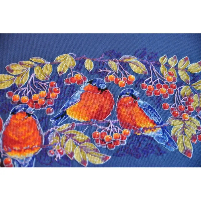 К-92 Снігурі. Мережка. Набір для вишивки хрестиком на Aida 16